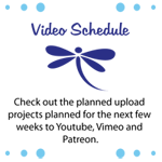 Upcoming Dragonfly Soul Tarot Video Projects scheduled on Youtube, Vimeo and Patreon